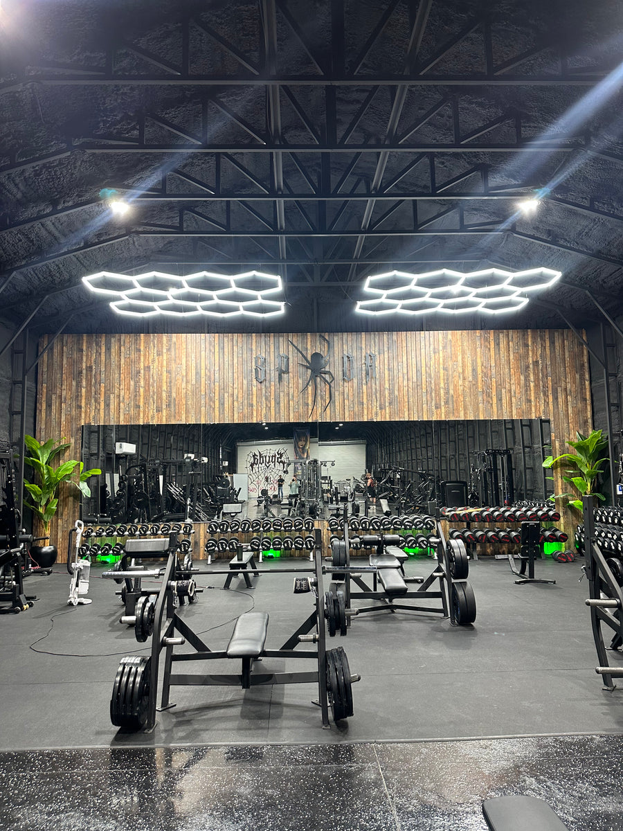 Warehouse Hexagon LED Lights