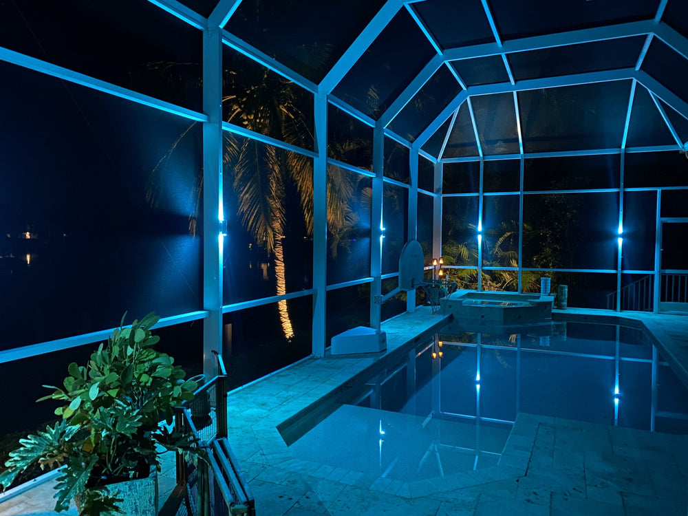 POOL CAGE LIGHTING