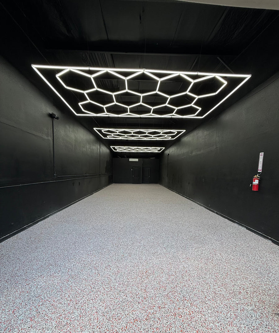 Warehouse Hexagon LED Lights